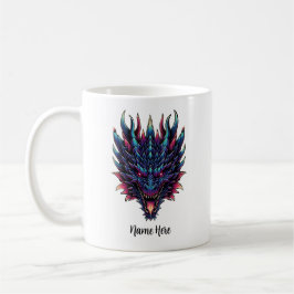 Mythical Dragon Custom Name Koffiemok