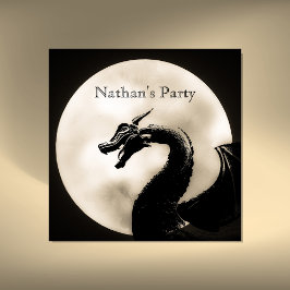 Mythical Dragon Party Uitnodiging