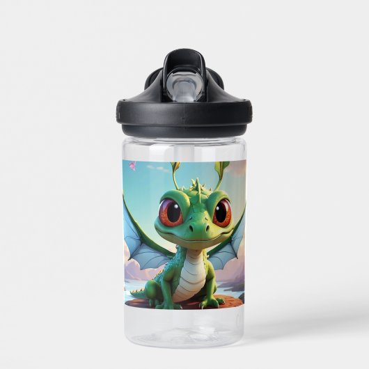 *~* Mythical Fantasy AP48 Kinder Dragonfly Cartoon Waterfles (Voorkant)