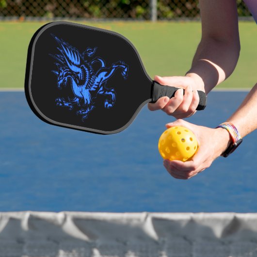 Mythical Fantasy Blue Griffin Pickleball Paddle (Insitu)