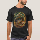 Mythical Fantasy Creature Dragon Art T-shirt (Voorkant)