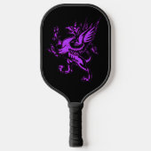 Mythical Fantasy Paars Griffin Pickleball Paddle (Voorkant)