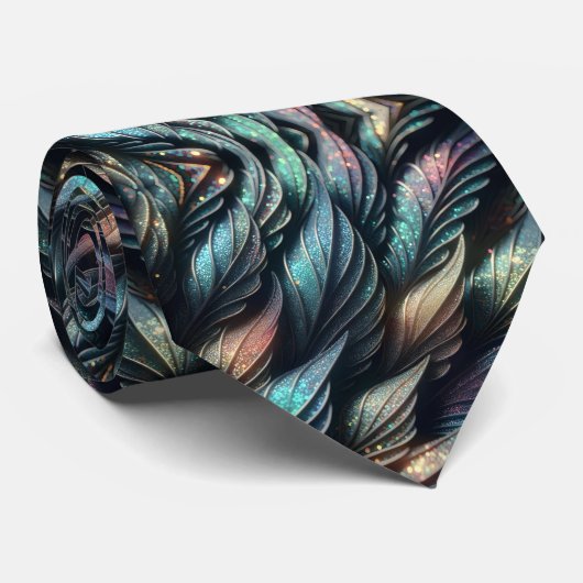 Mythical Feathers Stropdas (Opgerold)