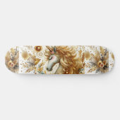 Mythical Gold Unicorn Divine Spiritual Decorative  Persoonlijk Skateboard (Horizontaal)