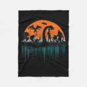 Mythical Loch Ness Bigfoot Mothman Aliens Funny Cr Fleece Deken (Voorkant)