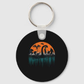 Mythical Loch Ness Bigfoot Mothman Aliens Funny Cr Sleutelhanger (Voorkant)