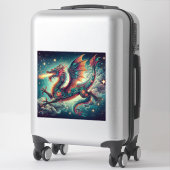 Mythical Marvels: op maat gesneden Dragon Vinyl St Sticker (Koffer)