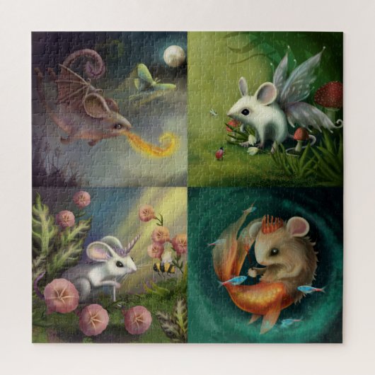 Mythical Mice Puzzle Legpuzzel (Verticaal)