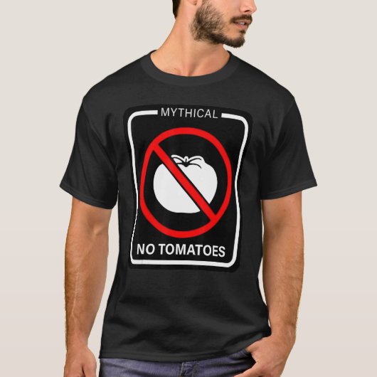 Mythical No Tomatoes Apparel T-shirt (Voorkant)
