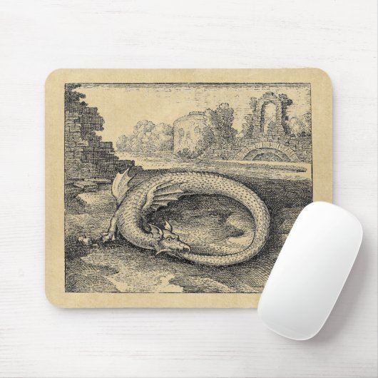Mythical Ouroboros Dragon Muismat (Met muis)