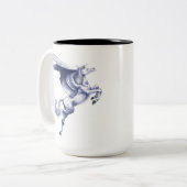 Mythical Pegasus Tweekleurige Koffiemok (Voorkant links)