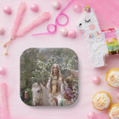 Mythical Queen Guinevere (by John Collier) Papieren Bordje (Feest)