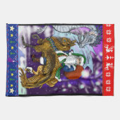 Mythical Santa Clause Theedoek (Horizontaal)