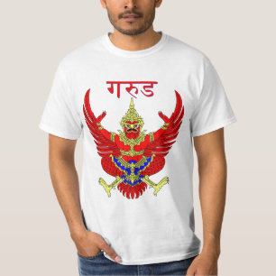 Mythical Thai Figuur Phoenix Garuda T-shirt