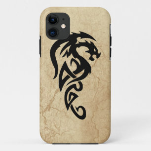 Mythical Tribal Dragon, Jaar van het Drakenontwerp iPhone 11 Hoesje