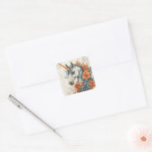 Mythical Unicorn Vierkante Sticker (Envelop)