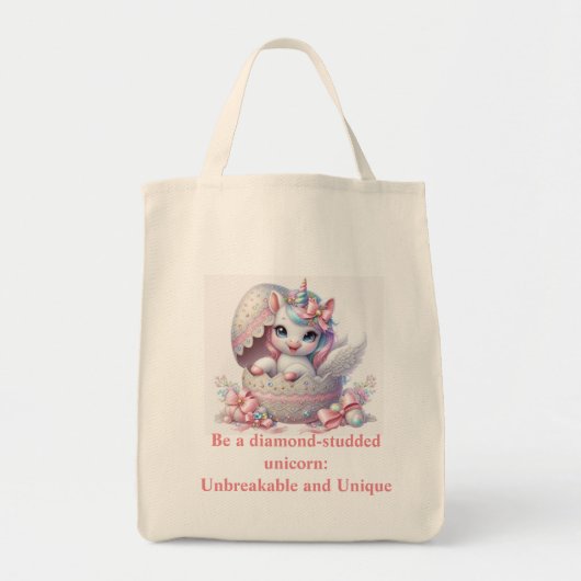 MythicalCarry: Laat je innerlijke eenhoorn los met Tote Bag (Voorkant)