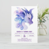 Mythisch avontuur onthuld: Dragon Verjaardag Kaart (Staand voorkant)