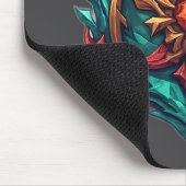 Mythisch Draken Kam Gamer Embleem Muismat (Hoek)