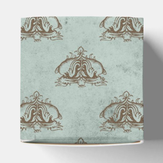 Mythisch  drakenpatroon bedankdoosjes (Bovenkant)