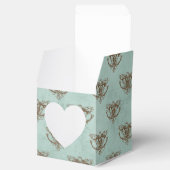 Mythisch  drakenpatroon bedankdoosjes (Geopend)