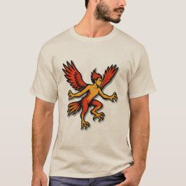 Mythisch gevleugeld monster wezen T-shirt