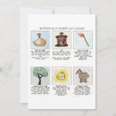 Mythisch Goede Cadeau Gids Mythologie Kerst Auto Feestdagenkaart (Voorkant)