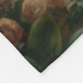 Mythisch meisje in het bos fleece deken (Hoek)