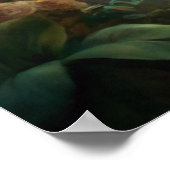 Mythisch meisje in het bos poster (Hoek)