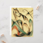 Mythisch plantaardig zaad (door Franz Marc) Kaart (Voorkant / Achterkant in situ)