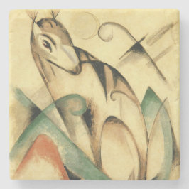 Mythisch plantaardig zaad (door Franz Marc) Stenen Onderzetter