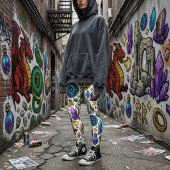 Mythisch Rijk Patroon Leggings
