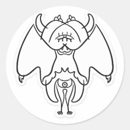 Mythisch Schaduw Kageko Fantasie Schepsel Sticker