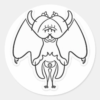 Mythisch Schaduw Kageko Fantasie Schepsel Sticker