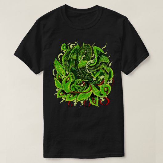 Mythisch schepsel uit Japan Japanse Phoenix T-shirt (Design voorkant)