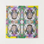 Mythisch spiegeltapijt wandkleed (Voorkant)