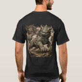 Mythisch Stenen Bewaker Yali T-Shirt (Achterkant)