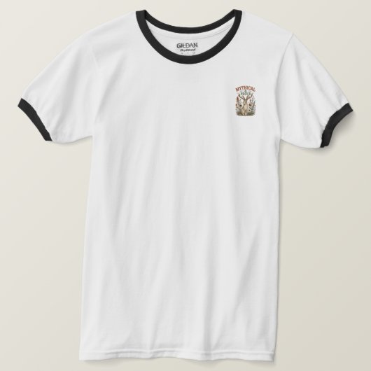 Mythisch trotse Jackalope-ontwerp T-shirt (Design voorkant)
