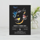 Mythisch wezen Dragon Verjaardag Kaart (Staand voorkant)