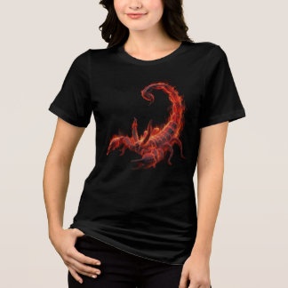 Mythisch Wezen Vuurspuwende Schorpioen Fantasie Ku Tri-Blend Shirt