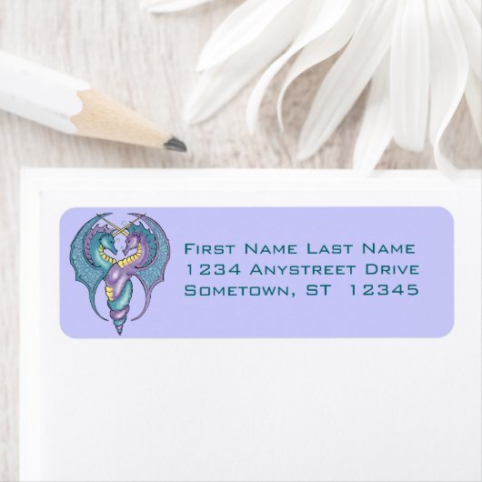 Mythisch Zeepaard Label (Insitu)