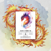 Mythische aangepaste Kinder draak Verjaardag Kaart