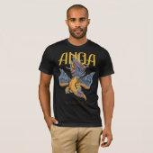 Mythische Anqa - Eeuwige Vlam Phoenix T-shirt (Voorkant volledig)