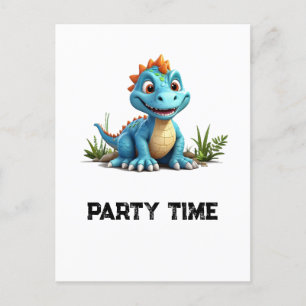 *~* Mythische AP48 FOTO Gekke Dragon Dino Cartoon Briefkaart