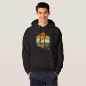 Mythische Aziatische dier Fantasy Creature Retro C Hoodie (Voorkant volledig)