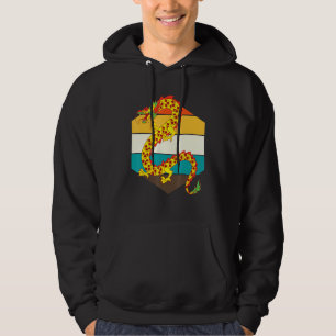 Mythische Aziatische dier Fantasy Creature Retro C Hoodie