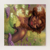 Mythische betovering van zwarte schoonheid legpuzzel (Horizontaal)