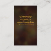 Mythische brandwerende Phoenix Bird Visitekaartje (Achterkant)