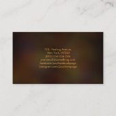 Mythische brandwerende Phoenix Bird Visitekaartje (Achterkant)