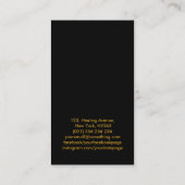 Mythische brandwerende Phoenix Bird Visitekaartje (Achterkant)